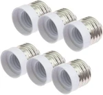 Spiritled (6-pack) E26 E27 To E17 Socket White Color-6pcs /pack. Fixed Price $12.68.