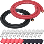 Igreely 4/0 Gauge Wire 5 Feet Black+5 Red Awg Flexible Welding Battery. Fixed Price $99.99.