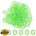 Uxcell 100 Pcs 20mm Oval Linking Rings Chain Connectors Green. Fixed Price $20.00.