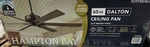 Hampton Bay Dalton 60 In. Indoor/outdoor Dc Motor Flat Bronze Ceiling Fan. Fixed Price $94.99.