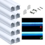 Muzata U108 Led Channel 10 Pack 6.6ft Silver Milky White Cover. Fixed Price $209.99.