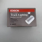 New Edison Roundback E2600p White Quantus For E4001 Track Light System. Fixed Price $19.00.