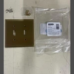 Amerock Bp36515bbz Gold Mulholland Double Switch Outlet Wall Plate. Fixed Price $11.38.