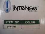 Intense Iva47w 4" Trim For Mr16 Lamp, White With Chrome/clear Baffle.. Fixed Price $20.00.