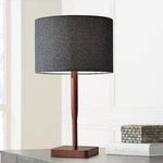 Adesso Ellis 21" Walnut And Gray Scandinavian Modern Table Lamp. Fixed Price $130.00.