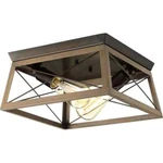 Progress Lighting Briarwood Antique Bronze Farmhouse Flush Mount Ceiling Light. Fixed Price $43.49.