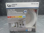Commercial Electric Slim Baffle 4in Indoor/outdoor Led Recessed Light Kit. Fixed Price $11.99.