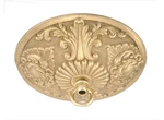 B&p Lamp Victorian Cast Brass Canopy, 5 1/2" Dia., Polished & Lacq.. Fixed Price $59.14.