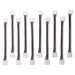 Evz 10-pack 5-pin Led Strip Connectors For 12mm Wide 5050 Rgbw Lights -.... Fixed Price $17.21.