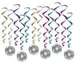 Beistle Disco Ball Whirls - 70's Party Supply Decoration. Fixed Price $15.20.
