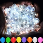 Aogist 100pcs White Led Balloon Light,tiny Light Mini Round Ball Lamp For Pa. Fixed Price $18.42.