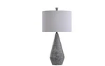 Stylecraft Jack 29.5 In. Matta Black Brass Bedside Lamp. Fixed Price $77.00.