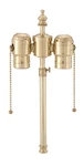 B&p Lamp Adjustable (10"-15") Cluster Pull Chain Sockets, Brass. Fixed Price $195.68.