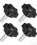 Uxcell 10pcs M5 X 8 Mm Star Knobs, Plastic Hex Shaped Clamping Knob Screw. Fixed Price $10.00.