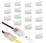 Armacost Lighting 566021 White/single Color Led Wire To Tape Connector - 18 Pk. Fixed Price $9.99.