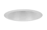 Progress Lighting 6" Par38 Satin White Step Baffle Recessed Trim For Housing. Fixed Price $10.00.