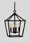 Seaside Village 4 Light Chandelier Black Coastal Farmhouse Ceiling Fixture. Fixed Price $47.50.