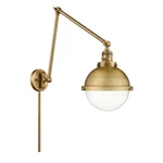 Innovations Fr Hampden 8" 1 Light Led Swing Arm, Bb/clear - 238-bb-hfs-82-bb-led. Fixed Price $466.40.