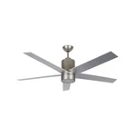 Concord Fans 56" Vento Ceiling Fan Silver/white Blades With Led And Remote. Fixed Price $69.99.