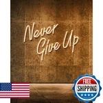 Yikbik Never Give Up Led Neon Sign For Wall Decor,neon Lights Party Decorations,. Fixed Price $54.01.
