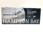 Hampton Bay Madison 52 In. Led Brushed Nickel Indoor Ceiling Fan (open). Fixed Price $79.99.