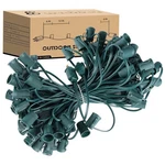 Encoidoz 100ft C9 Light String Christmas Stringer, E17 Sockets 12 Spaci.... Fixed Price $88.68.