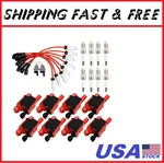 Square Ignition Coil Uf413 & Iridium Spark Plug Wires Set Of 8 Compatible. Fixed Price $198.99.