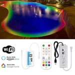 Chasing Effect Horse Race 10-150ft/roll Wifi Music Rgbic Led Strip Light 12v Psu. Fixed Price $137.00.