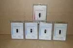 Lot Of 4 New! Lutron Ay-603ph-br Ariadni 600 W 3-way Brown Dimmer + 1 Black. Fixed Price $69.99.