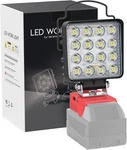Portable Led Work Light Compatible With Milwaukee Battery, 70w 7000lm Flashlight. Fixed Price $29.30.