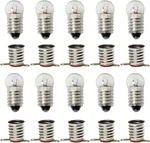 Mini Light Bulb Kit 10pcs E10 1.5v/0.3a Miniature Screw Base 1.5v/0.3a, Gold. Fixed Price $13.46.