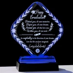 Graduation Gifts For Her Him Crystal Plaque With Light Base Class Of 2025 Col.... Fixed Price $59.75.