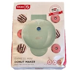 New - Dash Mini Donut Maker Machine W/ Non-stick Surface, Makes 7 Doughnuts Aqua. Fixed Price $25.00.