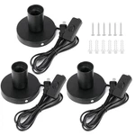 3-pack Lamp Base Socket With 6ft Cord And Switch For Night Light Bulbs. Fixed Price $31.99.