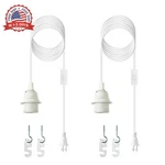 Plug In Light Socket - 16ft Pendant Cord Kit E26/e27 Hanging. Fixed Price $24.90.