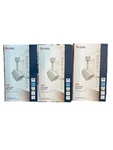 3 Pack Lithonia Lighting White Led Linear Track Step Head Light Fixtures. Fixed Price $49.95.