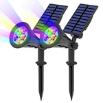 T-sun Solar Spotlights, Color Changing 7 Led Waterproof Garden Lights, .... Fixed Price $53.33.