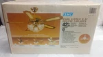 Vintage Smc 42 Park Ave Ii Deluxe 5-blade Antique Brass Ceiling Fan Wood Nos. Fixed Price $135.26.