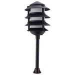 Orbit 2040b-f-bk Outdr 4-tier Pgoda Frstd Lens Cst Al, 12v, No Bulb- Blk. Fixed Price $30.74.