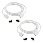 2pcs 1m 3.3ft Rgb Led Strip Extension Cable 4 Pin Tape Cord Led.... Fixed Price $10.85.