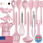 Umite Chef 22-piece Silicone Cooking Utensils Set Heat Resistant Dishwasher. Fixed Price $38.94.