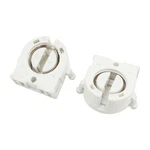 Plastic Shell Fluorescent Lamp Socket For T8 Tube Light 2 Pcs. Fixed Price $6.44.
