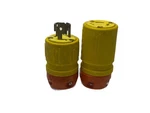 Nos Ericson 15a 250v 2 Pole 3 Wire Male & Female Plug Receptacle Pair L6-15. Fixed Price $23.19.