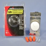 Cooper 6008w-k-c White 1-pole Rotary Ceiling Fan 3-speed On/off Control 1.5a. Fixed Price $11.99.