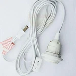 Fantado Single Socket White Pendant Light Lamp Cord For Lanterns, 11 Ft, By P.... Fixed Price $16.85.
