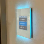 Smart Living Lcd Wi-fi Light Switch Multi-function L8-hs Model For Google &alexa. Fixed Price $47.95.