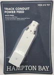Hampton Bay Linear Track Conduit Power Feed Lighting Connector White. Fixed Price $14.99.