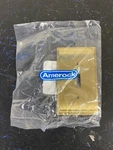 Amerock Candler Golden Champagne 1 Toggle Light Switch Plate Cover (1 Pack). Fixed Price $10.38.