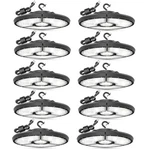 Runbarry High Bay Led Shop Lights, 150w 24,000lm Ufo 10pack, Cool White. Fixed Price $127.77.
