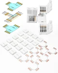 20pcs 4-pin Led Light Strip Connectors Set With 8 Pcs Double-sided Cuttable T.... Fixed Price $15.67.
